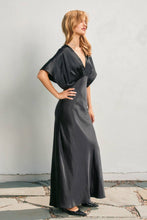 Load image into Gallery viewer, Expresso Blouson Maxi Dress
