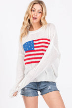 Load image into Gallery viewer, American Flag Sweater