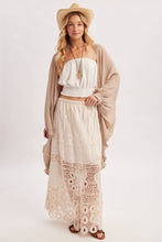 Load image into Gallery viewer, Wildflower Lace Maxi Skirt