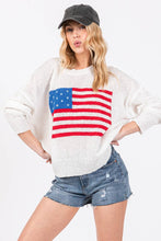 Load image into Gallery viewer, American Flag Sweater