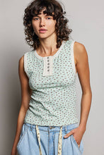 Load image into Gallery viewer, Henley Tank Top