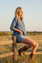 Load image into Gallery viewer, Barefoot Blue Jean Night Blouse