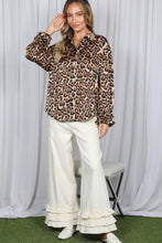 Load image into Gallery viewer, Charming Leopard Blouse