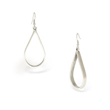Load image into Gallery viewer, Drop Pewter Earrings