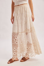 Load image into Gallery viewer, Wildflower Lace Maxi Skirt