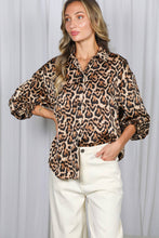 Load image into Gallery viewer, Charming Leopard Blouse
