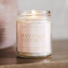 Load image into Gallery viewer, Mango and Coconut Soy Candle
