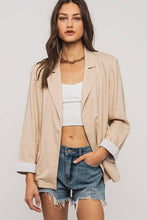 Load image into Gallery viewer, Classic Blazer- Khaki