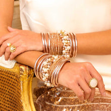 Load image into Gallery viewer, Champagne All Weather Bangles® (Set of 6)