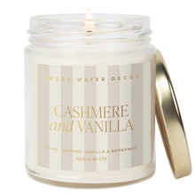 Load image into Gallery viewer, Cashmere and Vanilla Soy Candle
