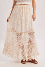 Load image into Gallery viewer, Wildflower Lace Maxi Skirt
