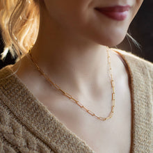 Load image into Gallery viewer, 18" Paper Clip Necklace