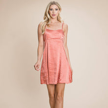 Load image into Gallery viewer, Palma-Satin Dress-Apricot
