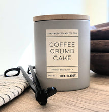 Load image into Gallery viewer, 11oz. Stone Ceramic Candle w/Wood Lid