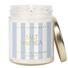 Load image into Gallery viewer, Salt and Sea Soy Candle
