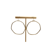 Load image into Gallery viewer, Hammered Circle | Statement | Earrings