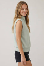 Load image into Gallery viewer, Ecru Luxe Scuba Half Zip