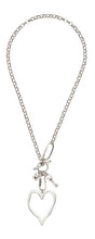 Load image into Gallery viewer, Handmade Big Heart Pewter Necklace - NN3553