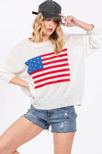 Load image into Gallery viewer, American Flag Sweater