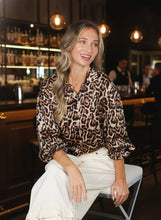 Load image into Gallery viewer, Charming Leopard Blouse