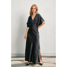 Load image into Gallery viewer, Expresso Blouson Maxi Dress