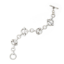 Load image into Gallery viewer, Pewter Link Chain Bracelet