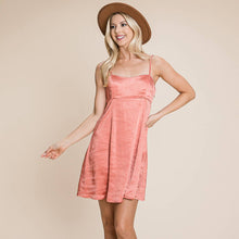 Load image into Gallery viewer, Palma-Satin Dress-Apricot