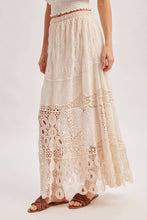 Load image into Gallery viewer, Wildflower Lace Maxi Skirt