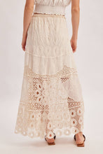 Load image into Gallery viewer, Wildflower Lace Maxi Skirt