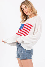 Load image into Gallery viewer, American Flag Sweater