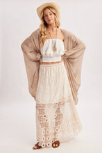 Load image into Gallery viewer, Wildflower Lace Maxi Skirt