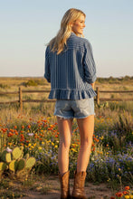 Load image into Gallery viewer, Barefoot Blue Jean Night Blouse