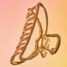 Load image into Gallery viewer, Open Shape Claw Clip-Gold
