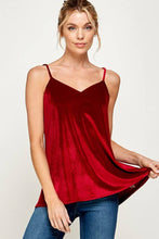 Load image into Gallery viewer, Velvet Cami Tank
