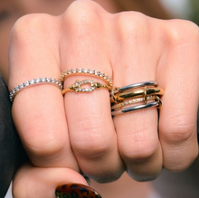 Load image into Gallery viewer, Mandy Gold Buckle Ring
