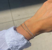 Load image into Gallery viewer, Silver Micro Tennis Bracelet- Waterproof
