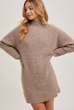 Load image into Gallery viewer, Latte Fun-Sweater Dress
