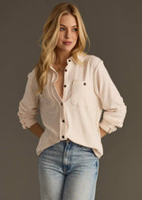 Load image into Gallery viewer, Super Soft Button Up- Ivory

