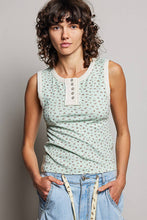 Load image into Gallery viewer, Henley Tank Top
