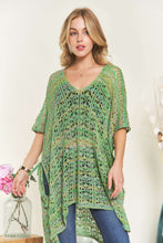 Load image into Gallery viewer, CROCHET COVER UP TUNIC TOP
