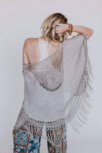 Load image into Gallery viewer, Dreamy Macramé Kimono - Mocha
