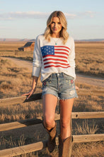 Load image into Gallery viewer, American Flag Sweater
