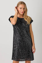 Load image into Gallery viewer, Cheers-Shift Dress-Black
