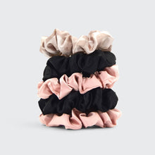 Load image into Gallery viewer, Satin Sleep Scrunchies 5pc-Assorted
