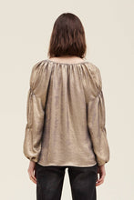 Load image into Gallery viewer, Let&#39;s Toast-Shine Blouse-Gold Cloud
