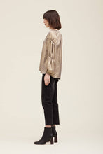 Load image into Gallery viewer, Let&#39;s Toast-Shine Blouse-Gold Cloud
