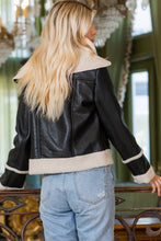 Load image into Gallery viewer, The Bomber-Faux Leather Jacket
