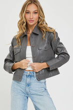 Load image into Gallery viewer, Make It Count-Leather Jacket
