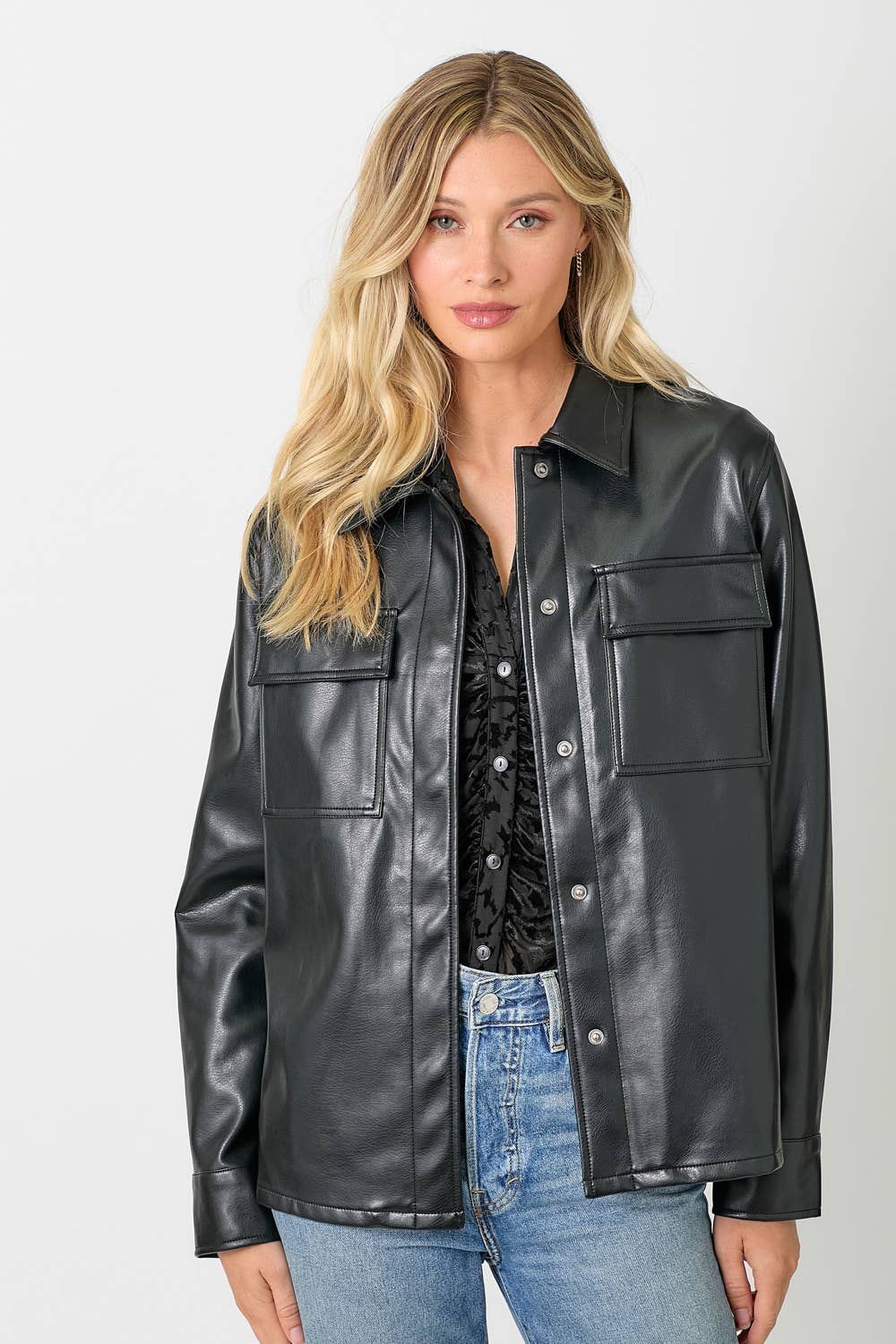 Leather Shacket