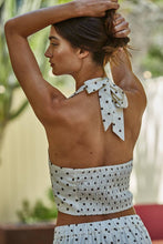 Load image into Gallery viewer, Vacay Anyone Linen Halter Top
